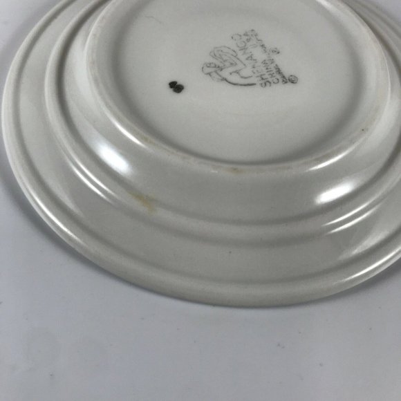 Vintage Shenango China Chardon Rose Red Small Bread Plate SHOCHRR - Picture 5 of 6